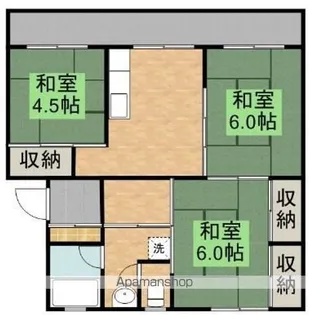 ひなたハイツ【305号室】の間取り
