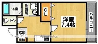 アクアパレス【1階】の間取り