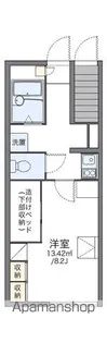 レオパレスオリーブの木【1階】の間取り