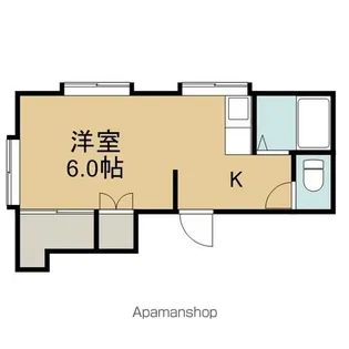 ベリーズ館向【101号室】の間取り