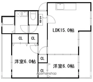 インフィニティ出水Ⅰ【4階】の間取り