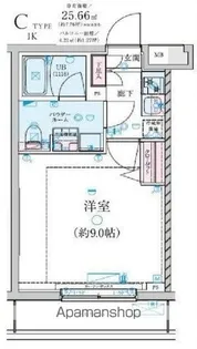 ジェノヴィア墨田八広スカイガーデン【3階】の間取り