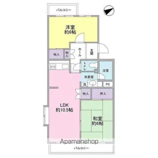 リヴェールヒルズあざみ野【1階】の間取り