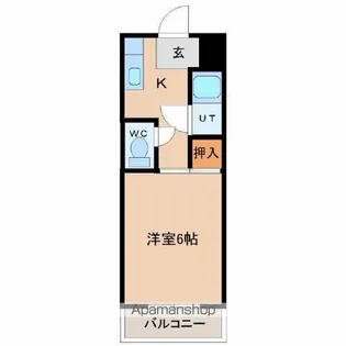 RINOBIRTH6【102号室】の間取り