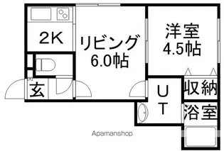 シャイニングスター菊水【3階】の間取り