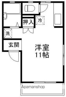 エステート・シグナスC棟【201号室】の間取り