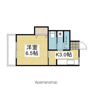 小坂シングルス【202.号室】の間取り