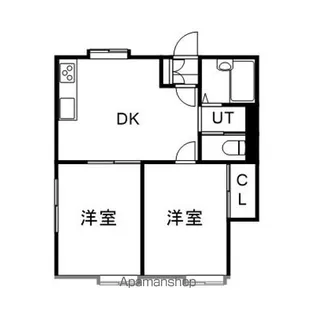 ノースヴィラ32【1階】の間取り
