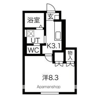 ポミエ【1階】の間取り