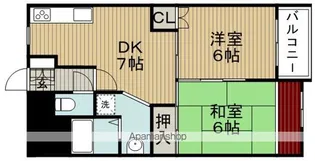 マンションルピナス【102号室】の間取り