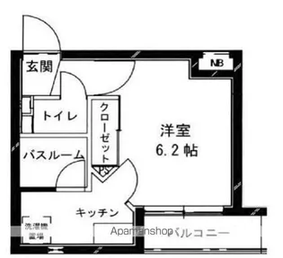 インプリミール中野坂上【2階】の間取り