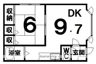 ブロードハイツⅡ【2階】の間取り