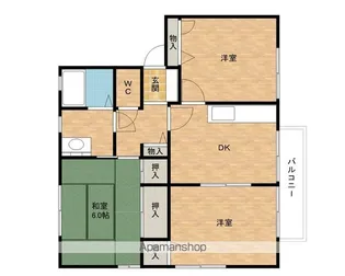 ラ・メゾンプルミエ【B202号室】の間取り