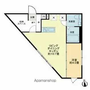 東京都杉並区方南1丁目【マンション】の間取り