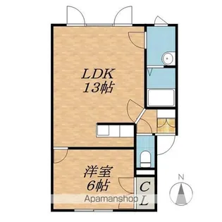 エトワール【1階】の間取り