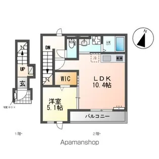 AZURE【2階】の間取り
