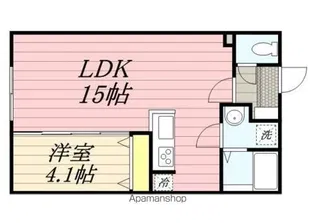 クリエール小郡【1階】の間取り