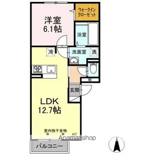 クレア・ド・ルーン【3階】の間取り