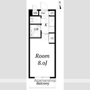 置地マンション【4階】の間取り