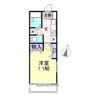 マウント・ゴリ【202号室】の間取り