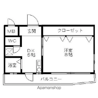 フリーデン今川【7階】の間取り