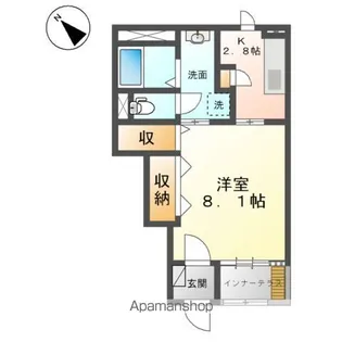 セレーノ【1階】の間取り