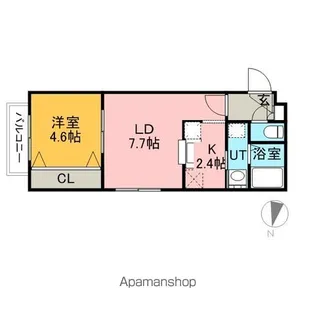トライフォース12【4階】の間取り