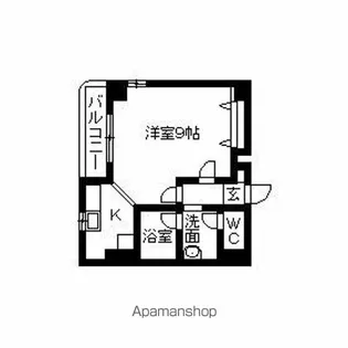 宮城県仙台市青葉区通町2丁目【マンション】の間取り