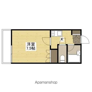 レジデンス山口【2階】の間取り