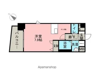 プレサンス千種駅前ネオステージ【5階】の間取り