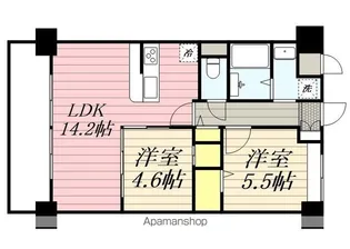 ルシエル【8階】の間取り