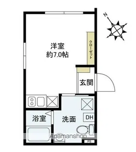 コンフォーリア門前仲町【4階】の間取り