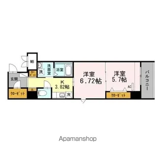 ラフィネ【2階】の間取り