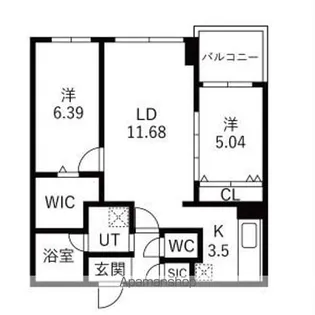CーSELECTION.STELLAⅠ【5階】の間取り