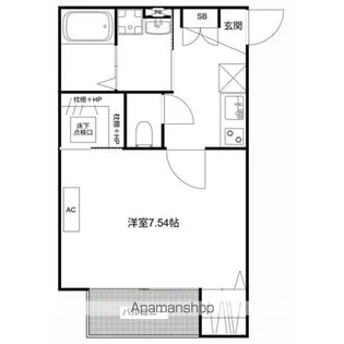 MQUARTO柏Ⅲ【1階】の間取り