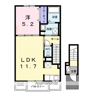エテルノ・A【2階】の間取り