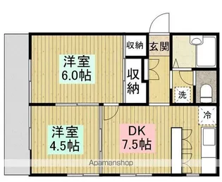 メゾン・ド・リラ【1階】の間取り