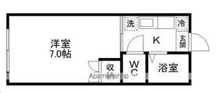 ピースフル八乙女第2(家具家電付)【102号室】の間取り