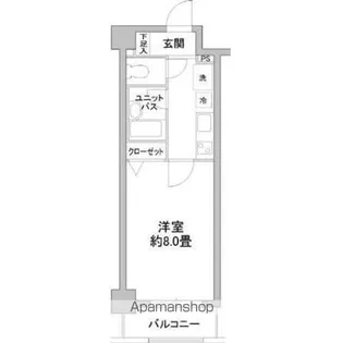 カスタリア野毛山【3階】の間取り