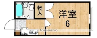 ド・セーブル【2階】の間取り