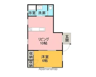 マンション群雄【101号室】の間取り