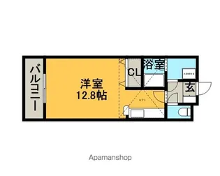 コーポカルチェ【103号室】の間取り