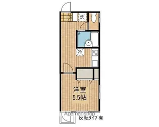 本間ビル【302号室】の間取り