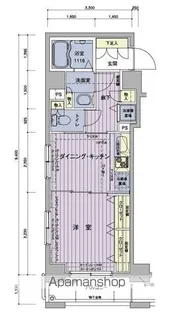 メインステージ浅草【403号室号室】の間取り