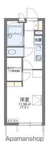 レオパレストルネード 舞阪【1階】の間取り
