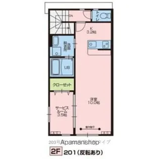 OPUS ONE(オーパスワン) 冨久山【2階】の間取り