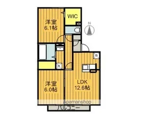パウロニア C【2階】の間取り