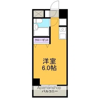 藤和シティコープ伝馬通【405号室】の間取り