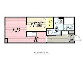 メリディアン川平伍番館【1階】の間取り