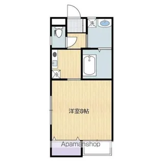 メゾン岩沼【201号室】の間取り